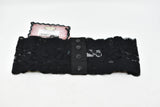 Ladies Belt *New* - Kitten D'Amour Audrey Lace Belt (Black) - Size XL - WBE - FAS012 - GEE