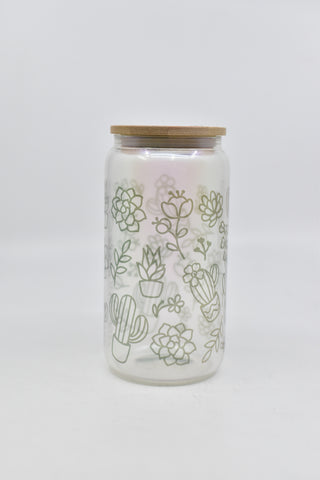 Homewares - Glass With Flower Motifs - ACBE3502 - GEE