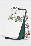 Manchester - Anko 3 Holly Tea Towels - BXED465 XMAS - GEE