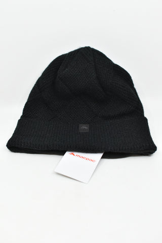 Men's Beanie *New* - MacPac Criss Cross Beanie - WHX - FAS017 - GEE