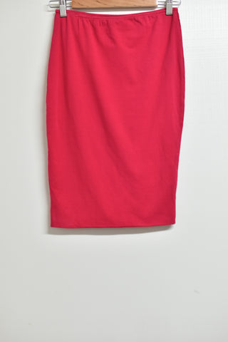 Ladies Skirts - Red Pencil Skirt - Size M - LSK VBOT - FAS016 - GEE