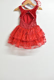 Girls Miscellaneous *New* - Red Jazz & Tap Costume With Head Piece - Size 3-4 - GMIS - FAS027 - GEE