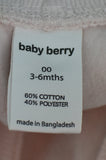 Baby Girls Pants *New* - Baby Berry - Size 00 - GRL BAGP - FAS007 - V.G