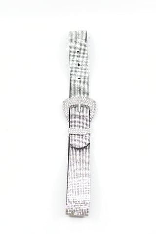 Women's Belts - Sportsgirl Silver Belt - Size 3XS/XS - WBE - FAS011 - GEE