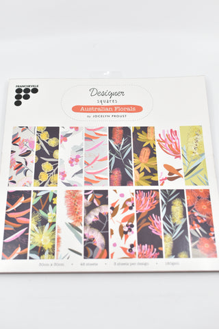 Craft - Designer Squares : Australian Florals - ACBE - FAS025 - GEE