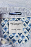 Boys Shirt - Denim & Flower - Size 9/10 - BYS BSH - FAS011 - GEE