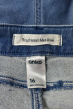 Ladies Denim - Anko - Size 16 - LJE - WPLU - FAS012
