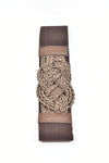 Women's Belts - Brown Stretch Belt - One Size - WBE - FAS011 - GEE