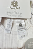 Baby Girls Jumpsuit *New* - Dymples Prem Baby - Size 000000 - GRL BJUM - FAS002 - VG