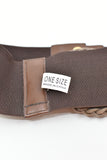 Women's Belts - Brown Stretch Belt - One Size - WBE - FAS011 - GEE