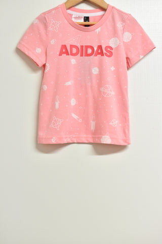 Girls Top *New* - Adidas - Size 4-5 - GRL GT0 - FAS011 - GEE