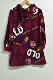 Boys Miscellaneous *New* - QLD State Of Origin Hooded Blanket - Size 12/16 - BYS BMIS - FAS007 - V.G