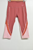 Ladies Activewear *New* - Centreat Legging (Brown & Pink) - Size M - LACT - FAS013 - GEE
