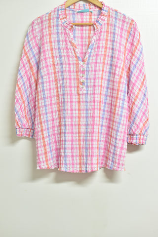 Ladies Tops - Blue Illusion - Size 2L - LT0 - FAS006 - GEE