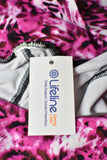 Ladies Activewear - Pink Leopard Print Leggings - Size M - LACT2243 - GEE