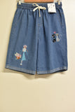 Ladies Denim *New* - Embroided Shorts - Size L - LJE LS0 - FAS003 - VG