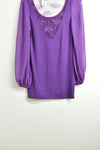 Vintage Inspired Dresses - Purple Dress - Size M/L - VDRE2102 - GEE