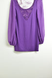 Vintage Inspired Dresses - Purple Dress - Size M/L - VDRE2102 - GEE