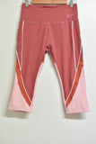 Ladies Activewear *New* - Centreat Legging (Brown & Pink) - Size XL - LACT WPLU - FAS013 - GEE