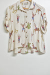 Vintage Inspired Tops - Tree Of Life - Size S - VTOP - FAS015 - GEE
