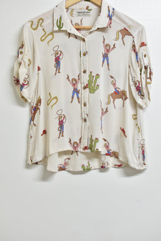 Vintage Inspired Tops - Tree Of Life - Size S - VTOP - FAS015 - GEE