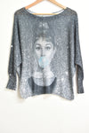 Ladies Tops - New Collection (Audrey) - One Size - LT0 - FAS014 - GEE