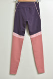 Ladies Activewear *New* - Centreat Leggings (Blue & Pink) - Size S - LACT - FAS013 - GEE