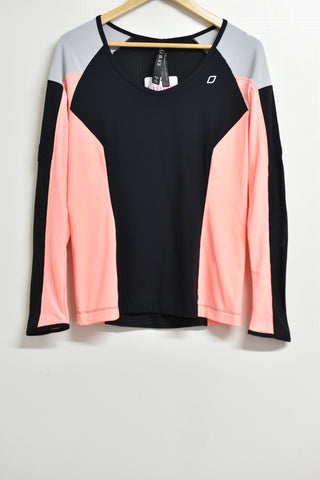 Ladies Activewear *New* - L J Black - Size L - LACT - FAS029 - GEE