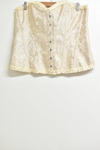 Ladies Miscellaneous - Cream Corset - Size 6XL - LMISS WPLU - FAS024 - GEE