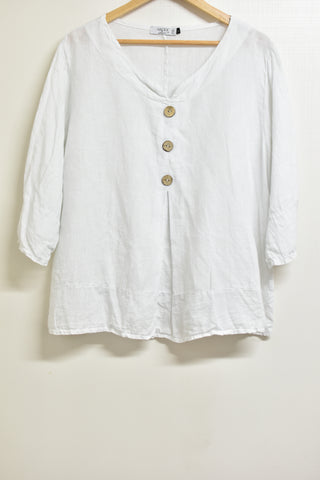 Ladies Tops - Abode Linen - Size L - LT0 - WPLU - FAS026