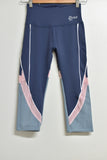Ladies Activewear *New* - Centreat Leggings (Blue & Grey) - Size S - LACT - FAS013 - GEE