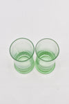 Homewares - 2 Green HighBall Glasses - ACBE3525 - GEE