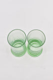 Homewares - 2 Green HighBall Glasses - ACBE3525 - GEE