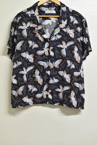 Vintage Inspired Tops - Black Friday - Size 20 - VTOP WPLU - FAS015 - GEE