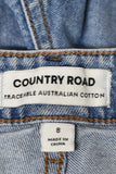 Ladies Denim  - Country Road - Size 8 - LJE - FAS001 - VG