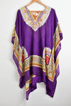 Vintage Inspired Tops - Purple Kaftan - Free Size - VTOP - FAS001 - GEE