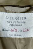 Girls Jackets - Zara Girls - Size 4/5 - GRL GJ0 - FAS009 - GEE