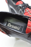 Vintage Accessories - Demonia Charade-12 Red Plaid Platform Heels -Size 12 - VACC - FAS013 - GEE