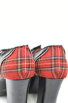 Vintage Accessories - Demonia Charade-12 Red Plaid Platform Heels -Size 12 - VACC - FAS013 - GEE