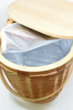 Homewares - Wooden Picnic Basket  - ACBE3473 - GEE