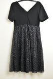 Ladies Dresses -  Black Glitter Dress - Size XXL - LD02783 - GEE