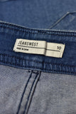 Ladies Denim - JeansWest - Size 10 - LJE LS0 - FAS003 - VG