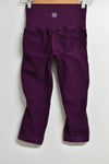 Ladies Activewear - Purple Leggings - Size L/XL - LACT WPLU - FAS005 - GEE
