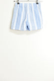 Boys Shorts  - Blue & White Stripe Shorts - Size 5 - BYS BSR - FAS016 - GEE