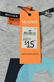 Boys T'Shirt - Mooks - Size 14 - BYS BTS - FAS031 - GEE