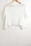 Vintage Inspired Jackets - White Crochet Vest - Size S - VJAC - FAS001 - GEE