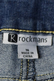 Ladies Denim - Rockmans - Size 16 - LJE WPLU - FAS001 - VG