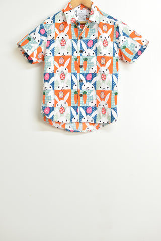 Boys Shirt - Bunny Shirt - Size 6 - BYS BSH - FAS031 - GEE