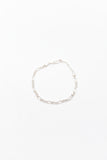 Beauty - (MHJ) 925 Silver Figaro Bracelet - ACBE - FAS007 - GEE