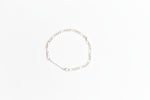 Beauty - (MHJ) 925 Silver Figaro Bracelet - ACBE - FAS007 - GEE